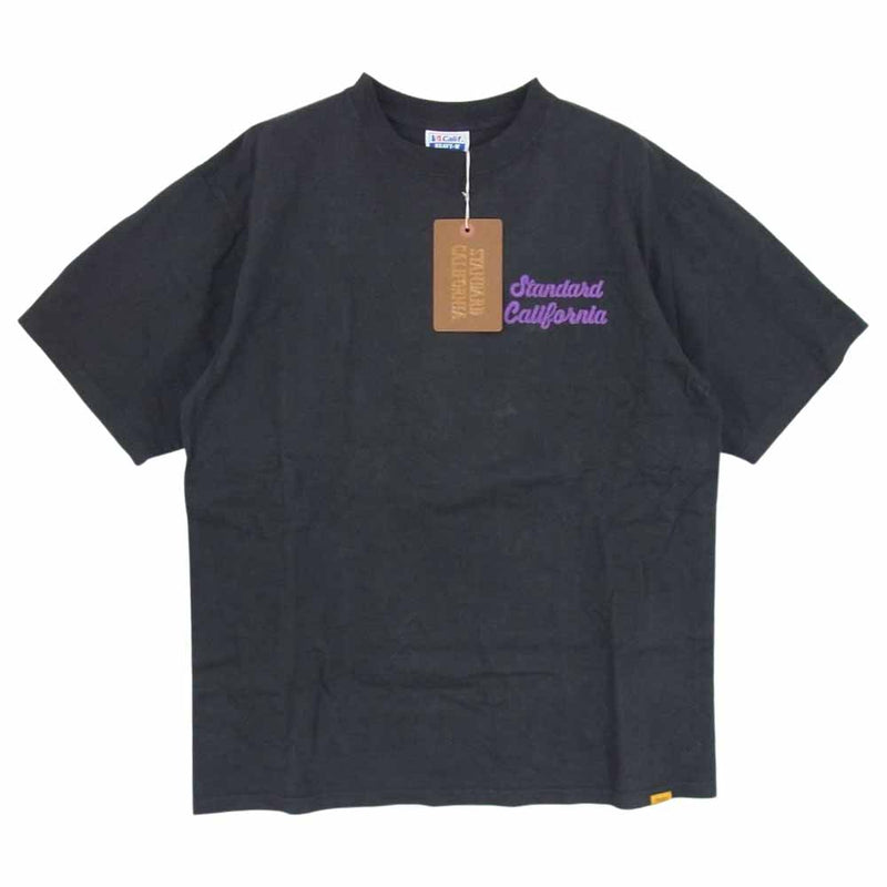 STANDARD CALIFORNIA スタンダードカリフォルニア TSOSR090 SD Heavyweight Script Logo T ヘビーウェイト ロゴ 半袖 Tシャツ ブラック系 M【美品】【中古】