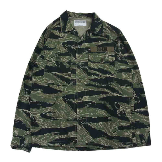STANDARD CALIFORNIA スタンダードカリフォルニア SHOLC230 SD RIPSTOP ARMY SHIRT アーミー 長袖 シャツ　 カーキ系 M【美品】【中古】