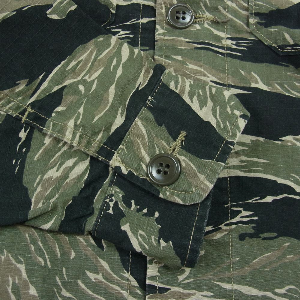 STANDARD CALIFORNIA スタンダードカリフォルニア SHOLC230 SD RIPSTOP ARMY SHIRT アーミー 長袖 シャツ　 カーキ系 M【美品】【中古】