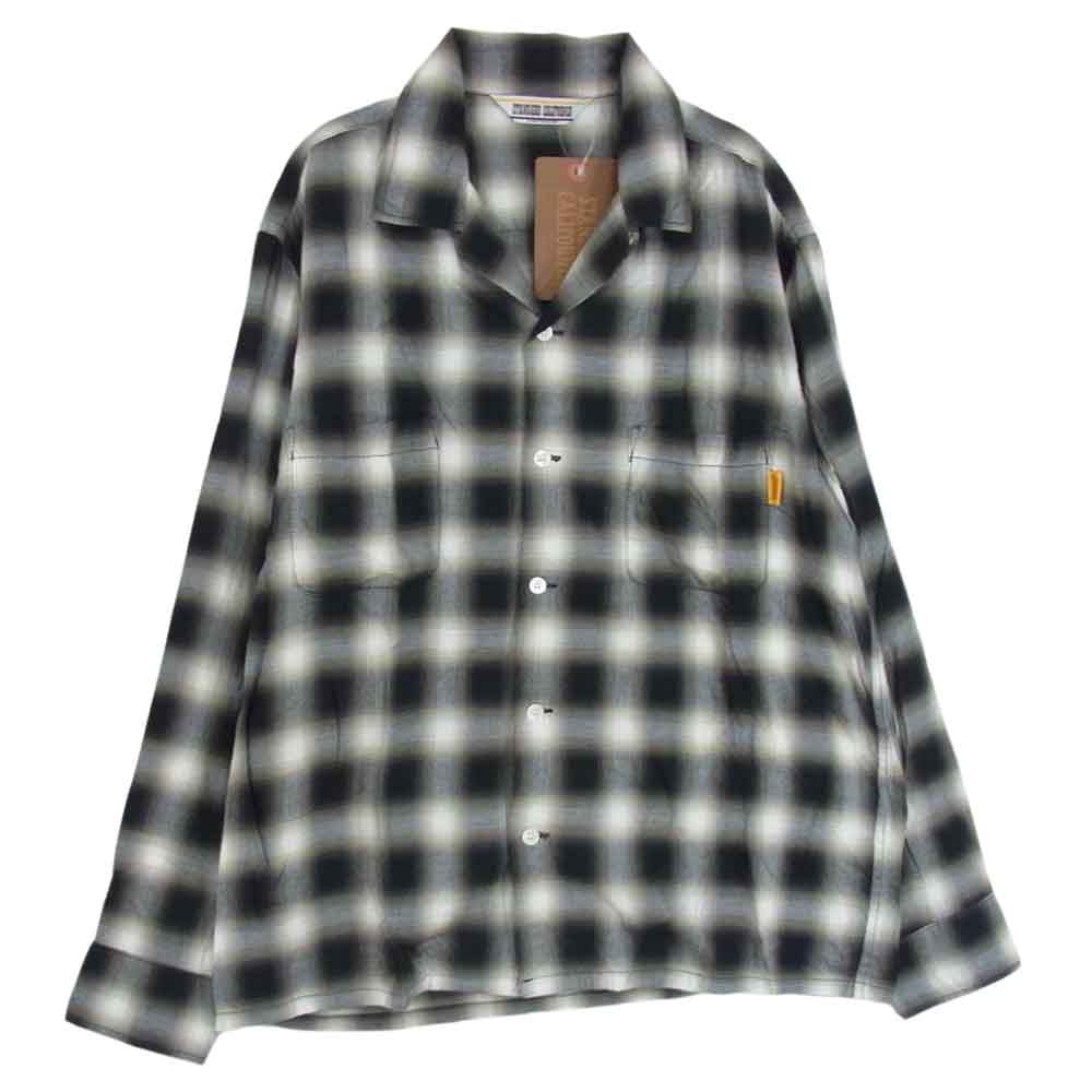 STANDARD CALIFORNIA スタンダードカリフォルニア SHOLC210 Ombre Check Shirt オンブレ チェック 長袖 シャツ M【美品】【中古】