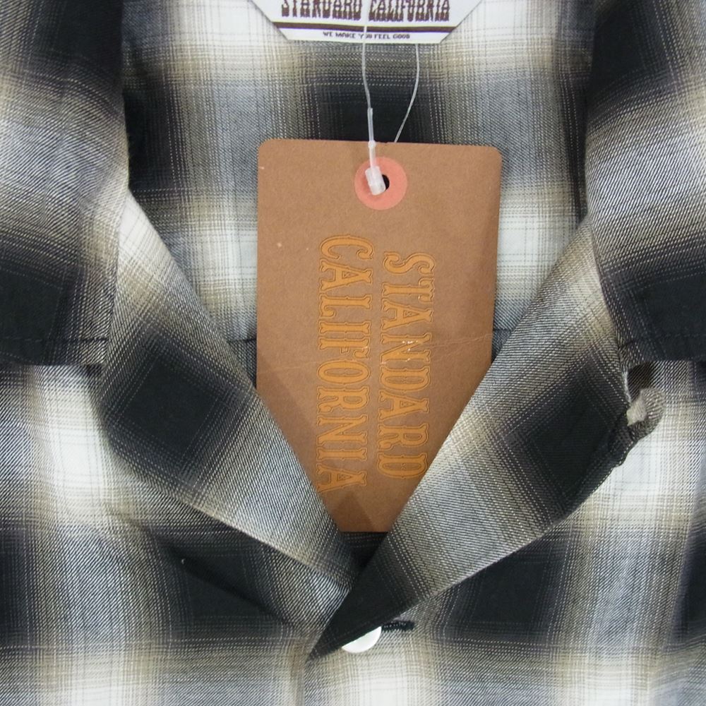 STANDARD CALIFORNIA スタンダードカリフォルニア SHOLC210 Ombre Check Shirt オンブレ チェック 長袖 シャツ M【美品】【中古】