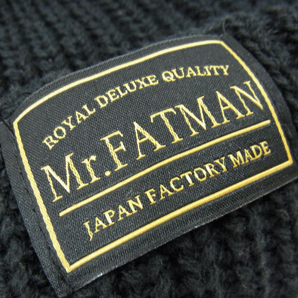 ミスターファットマン  ニット キャップ ブラック系 FREE【中古】