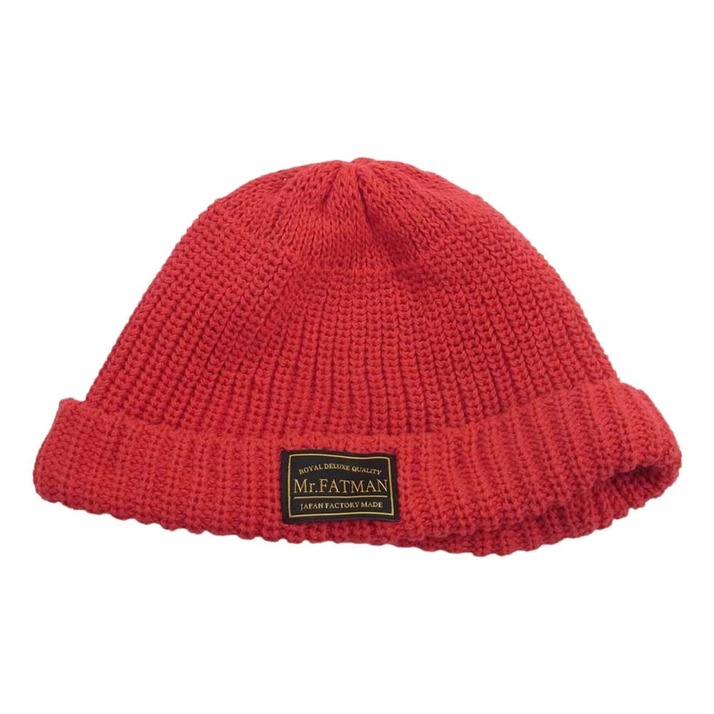 ミスターファットマン  ニット キャップ レッド レッド系 F【中古】