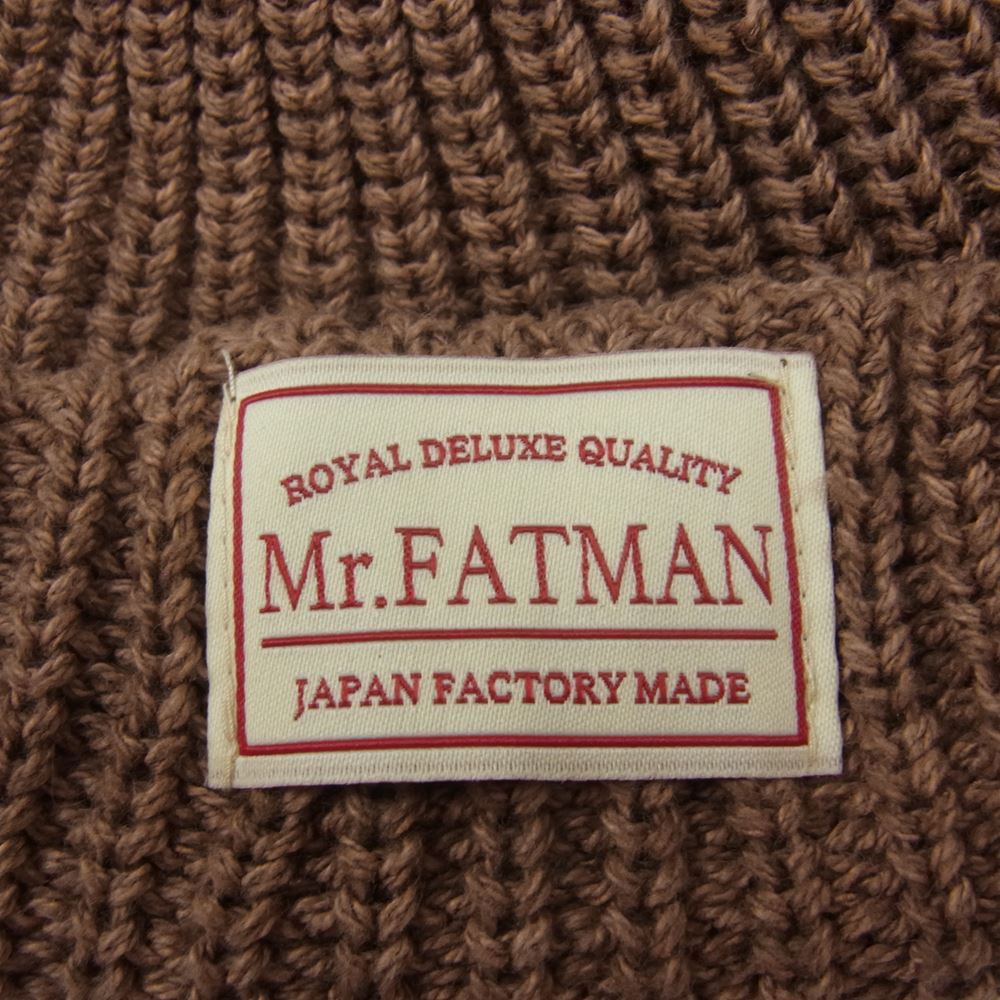 ミスターファットマン  ニット キャップ ブラウン系 F【中古】