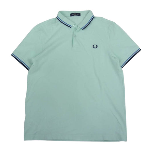 FRED PERRY フレッドペリー ポロシャツ ロゴ刺繍 半袖 L【中古】