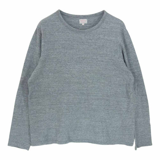 The REAL McCOY'S ザリアルマッコイズ AMERICAN ATHLETIC CO 長袖 Tシャツ グレー系 M【中古】