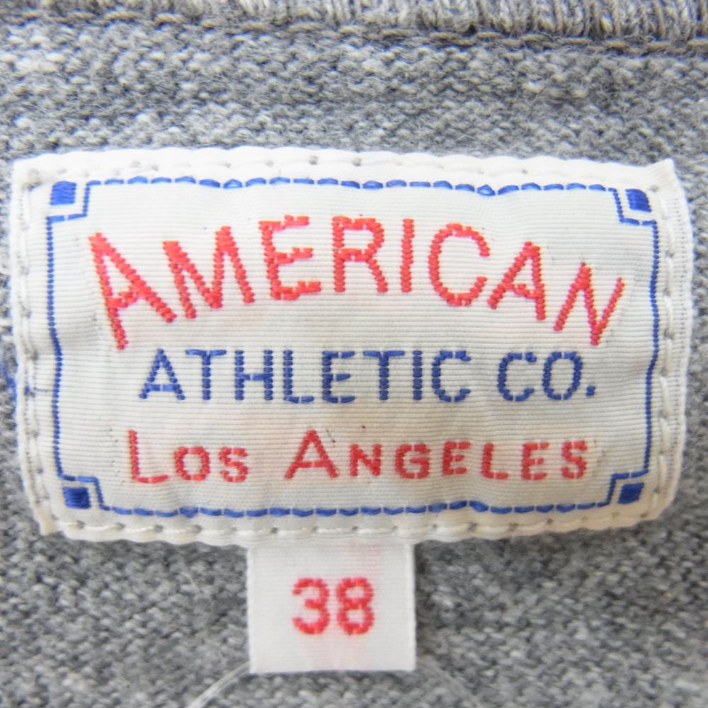 The REAL McCOY'S ザリアルマッコイズ AMERICAN ATHLETIC CO 長袖 Tシャツ グレー系 M【中古】