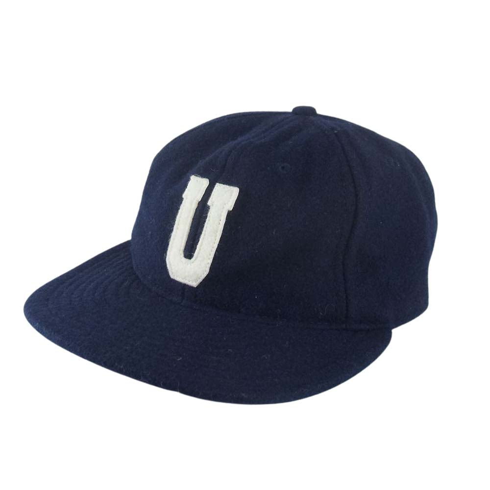 ディーエン USA製 ロゴ キャップ ネイビー系【中古】