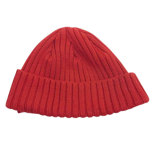The REAL McCOY'S ザリアルマッコイズ JOE McCOY ジョーマッコイ OUTDOORSMEN ニット キャップ レッド系【中古】