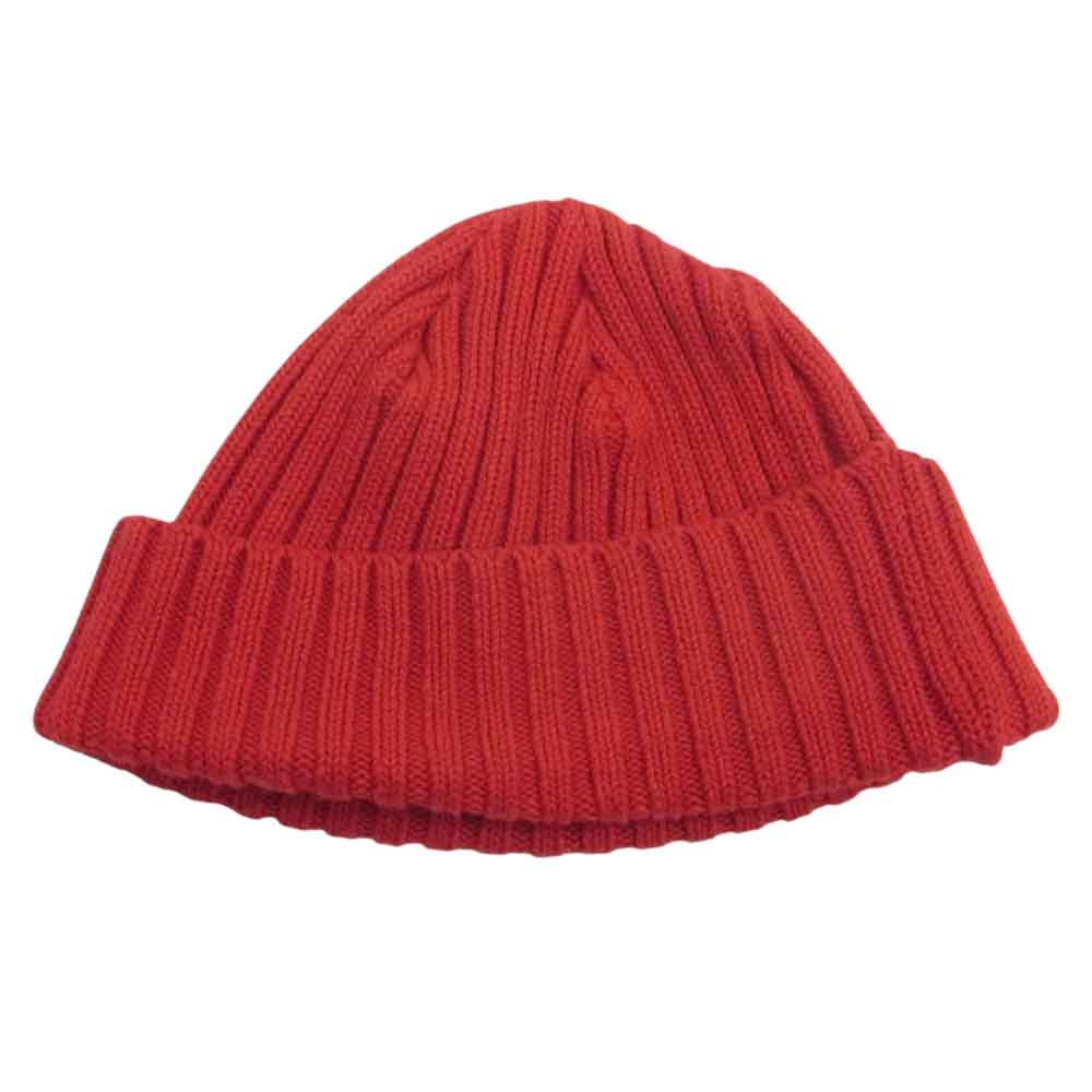 The REAL McCOY'S ザリアルマッコイズ JOE McCOY ジョーマッコイ OUTDOORSMEN ニット キャップ レッド系【中古】