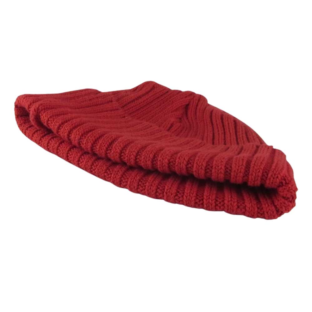 The REAL McCOY'S ザリアルマッコイズ JOE McCOY ジョーマッコイ OUTDOORSMEN ニット キャップ レッド系【中古】