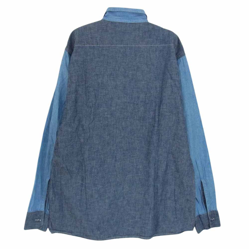 WAREHOUSE ウエアハウス DUCK DIGGER ダックディガー シャンブレー 切替 長袖 シャツ 40【中古】