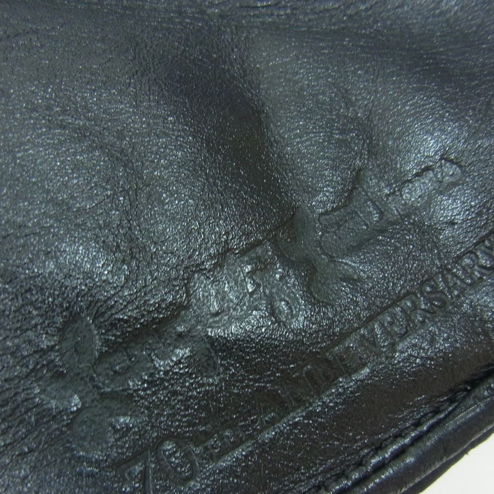 LANGLITZ LEATHERS ラングリッツレザーズ × Churchill Glove Gauntlet Type ガントレット レザー グローブ ブラック系 S【中古】
