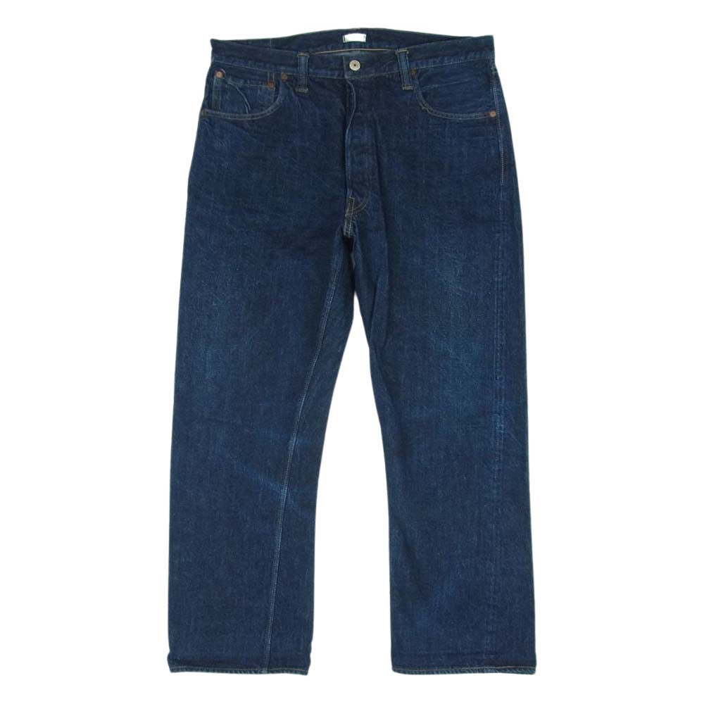 WAREHOUSE ウエアハウス 1001XX DUCK DIGGER ダックディガー ONE WASH ワンウォッシュ デニム パンツ インディゴブルー系 W36 L32【中古】
