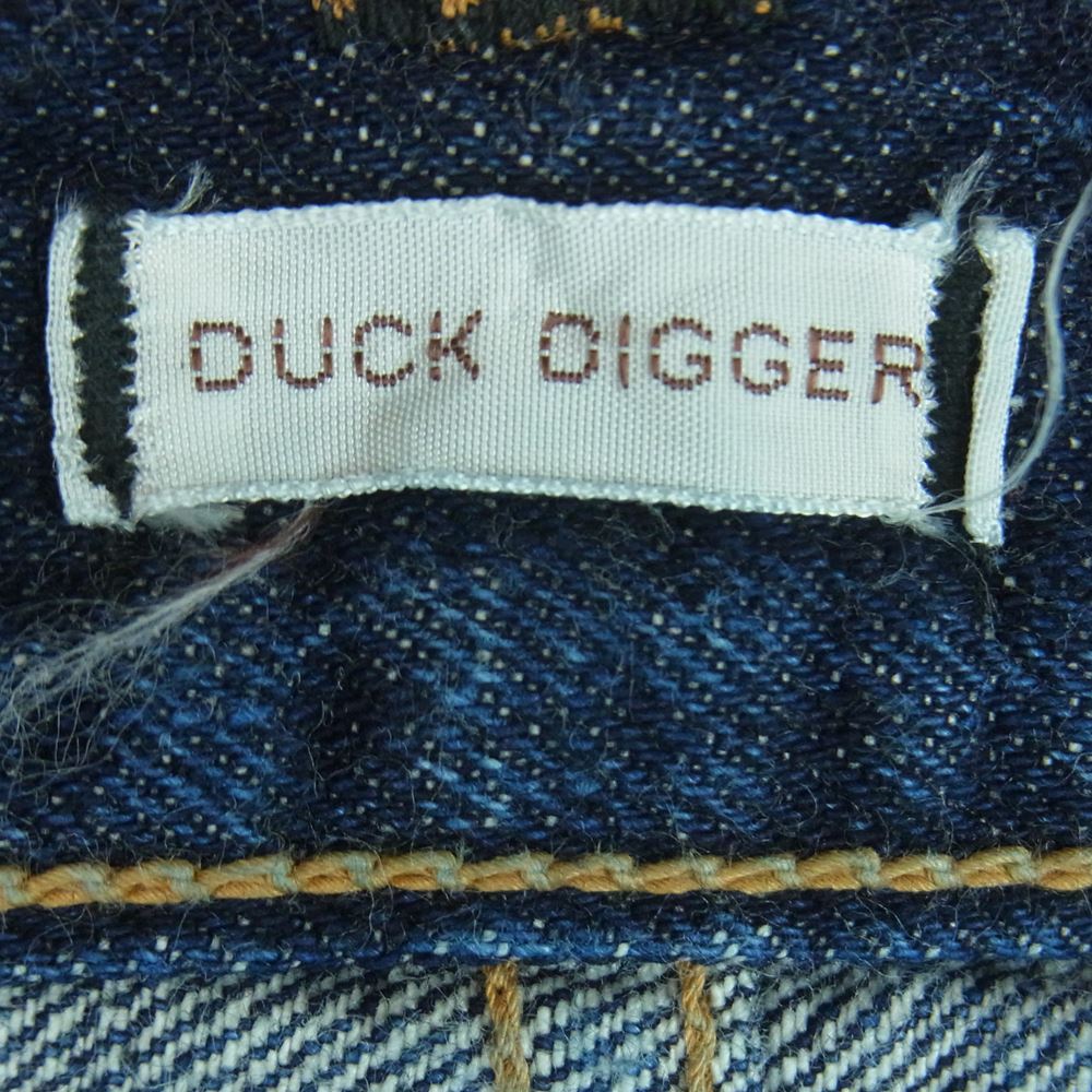 WAREHOUSE ウエアハウス 1001XX DUCK DIGGER ダックディガー ONE WASH ワンウォッシュ デニム パンツ インディゴブルー系 W36 L32【中古】