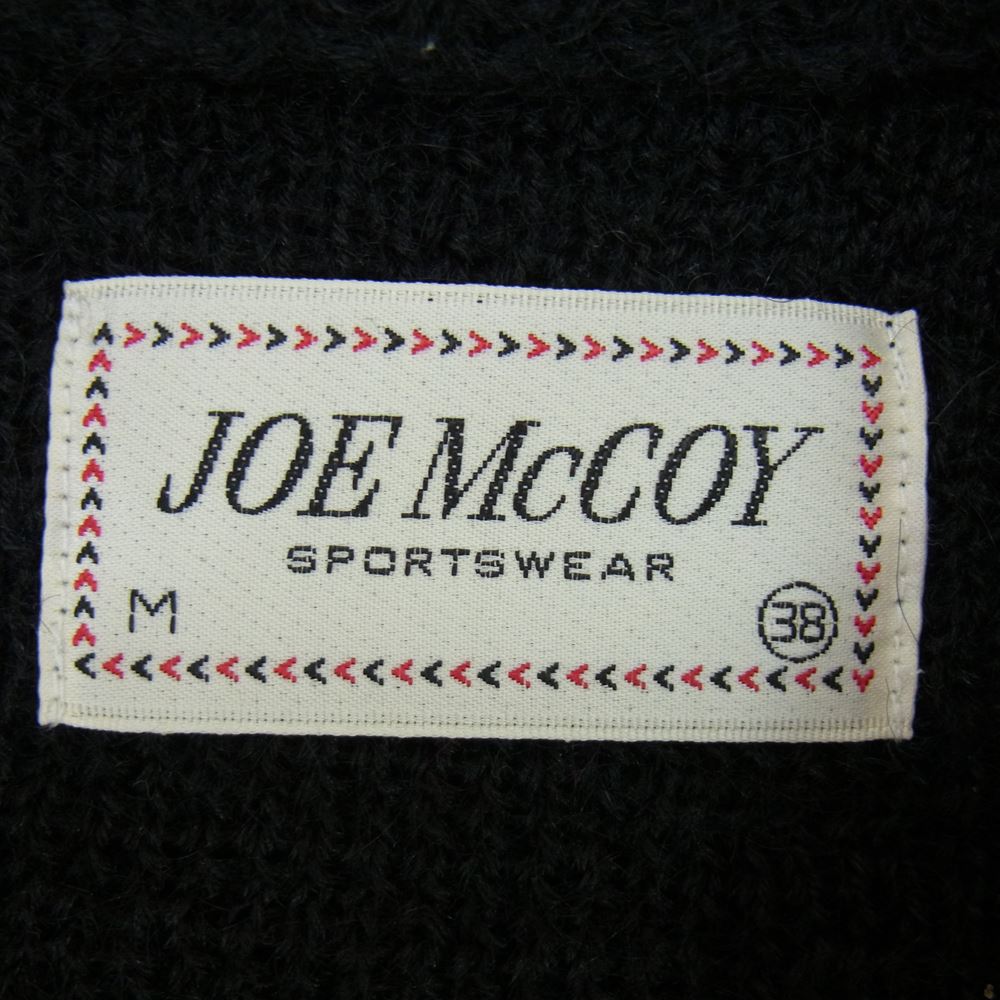 The REAL McCOY'S ザリアルマッコイズ 211-A JOE McCOY ジョーマッコイ モヘア カーディガン ブラック系 M【中古】