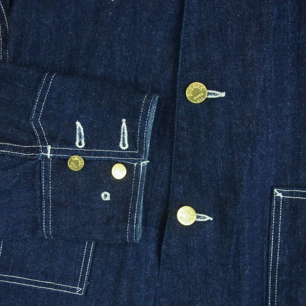 WAREHOUSE ウエアハウス Lot 2165 INDIGO HERRINGBONE COVERALL WITH