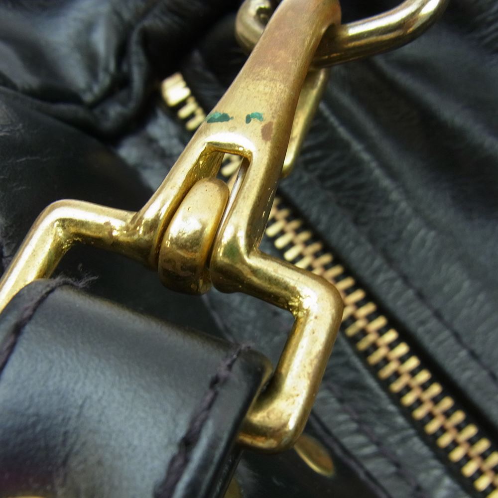 LANGLITZ LEATHERS ラングリッツレザーズ 2way レザー ボストン バッグ