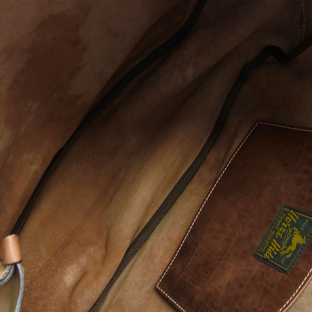 The REAL McCOY'S ザリアルマッコイズ MA21009 FRONT-QUARTER HORSEHIDE MAIL BAG ホースハイド 2way レザー ショルダー バッグ ブラウン系【中古】