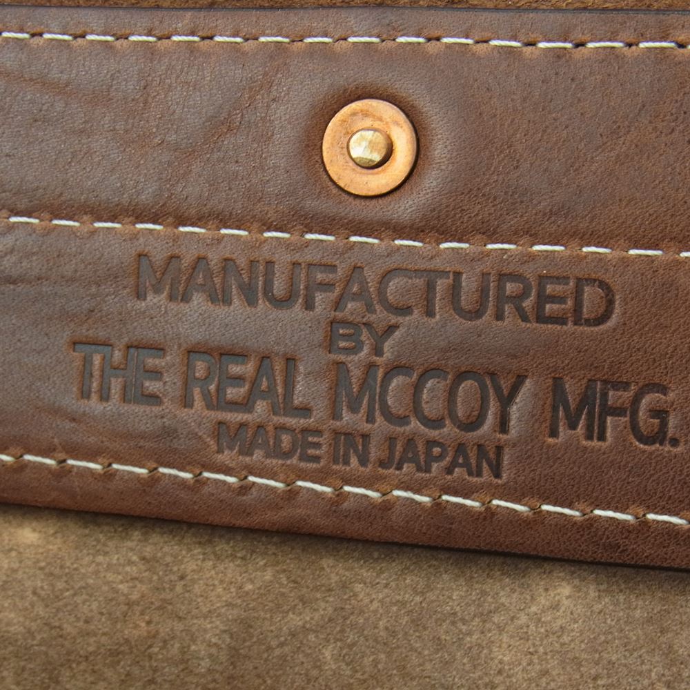 The REAL McCOY'S ザリアルマッコイズ MA21009 FRONT-QUARTER HORSEHIDE MAIL BAG ホースハイド 2way レザー ショルダー バッグ ブラウン系【中古】