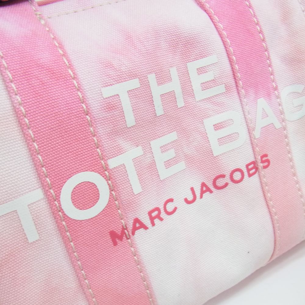 MARC JACOBS マークジェイコブス THE TIE DYE MEDIUM TOTE BAG ザ タイダイ ミディアム トート バッグ ピンク系【中古】