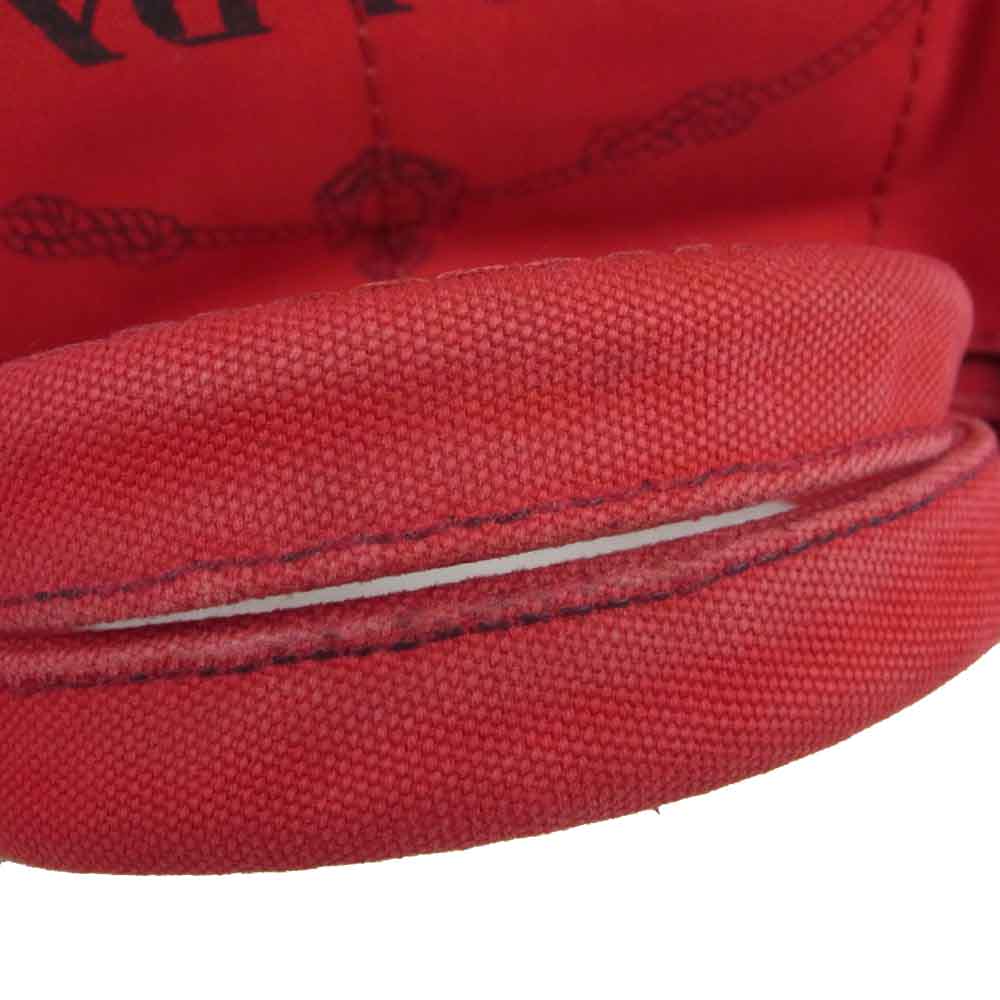 PRADA プラダ BN2642 CANAPA ROSSO カナパ 2WAY バッグ トート ショルダー バッグ レッド系【中古】