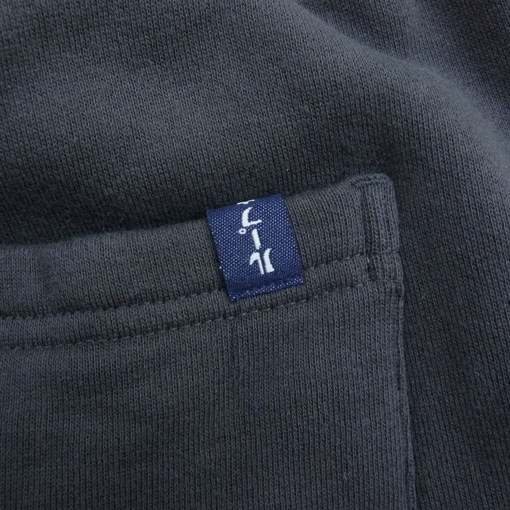 GRAPHPAPER グラフペーパー GU223-70115B × LOOPWHEELER ループウィラー for Graphpaper Sweat Pants スウェットパンツ  ダークグレー系 1【中古】