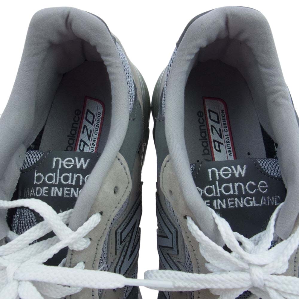 NEW BALANCE ニューバランス M920GRY  ローカット スニーカー  グレー系 26cm【中古】