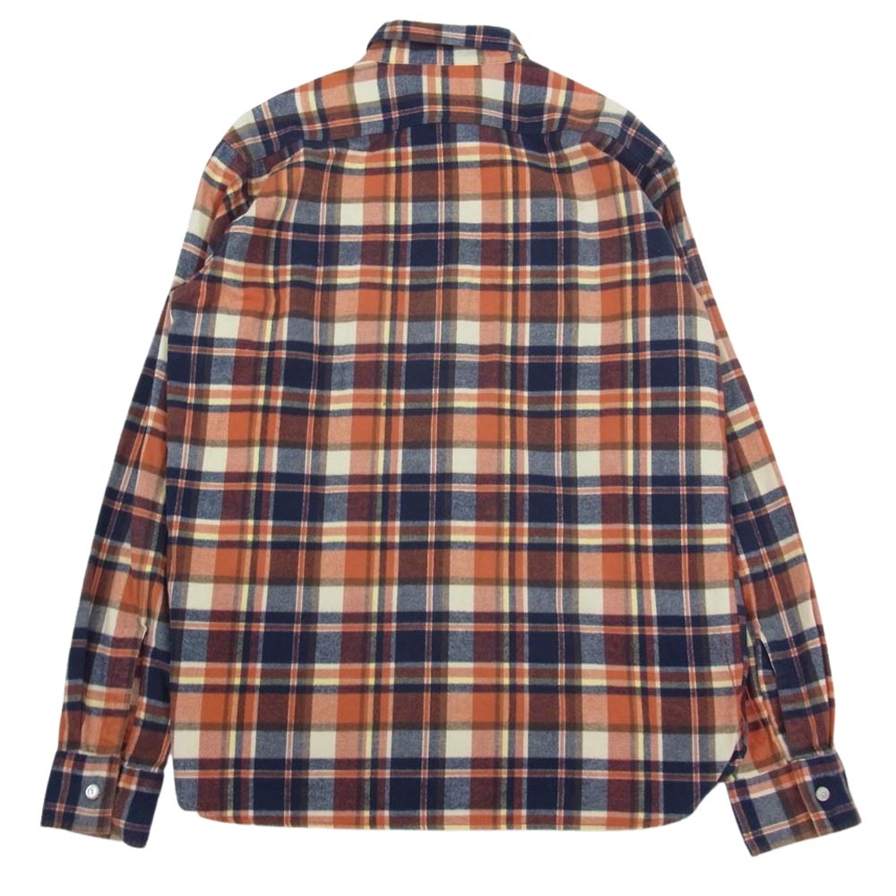 SUGAR CANE シュガーケーン SC26461 FLANNEL CHECK WORK SHIRTS フランネル チェック 長袖 ワークシャツ M【中古】