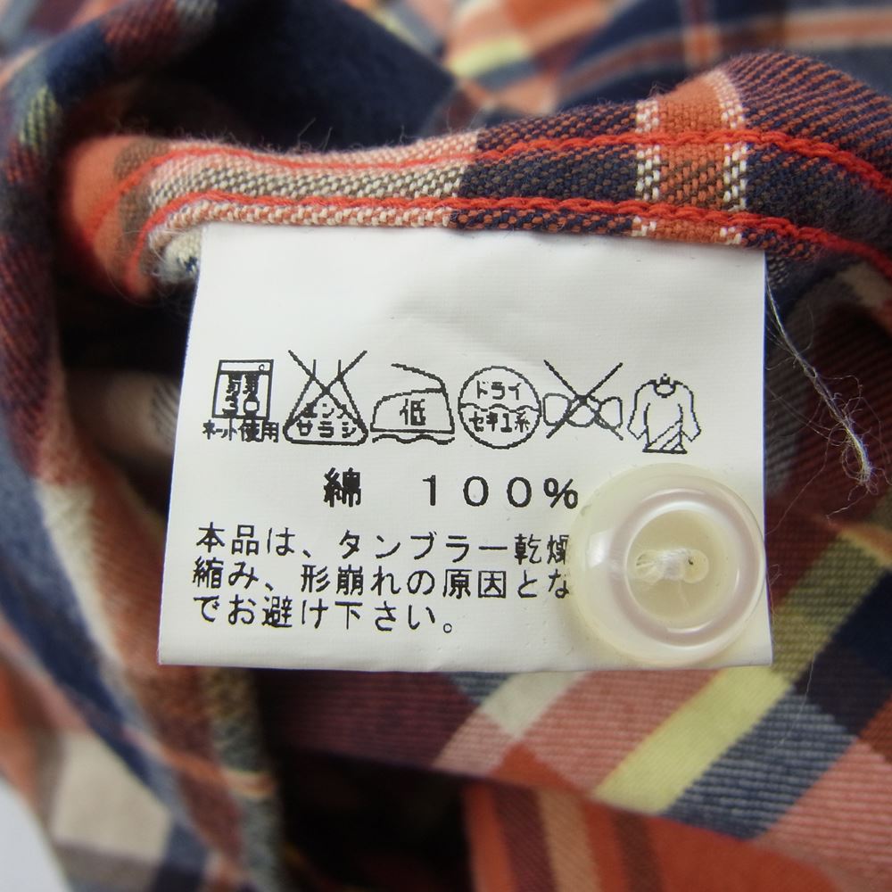 SUGAR CANE シュガーケーン SC26461 FLANNEL CHECK WORK SHIRTS フランネル チェック 長袖 ワークシャツ M【中古】