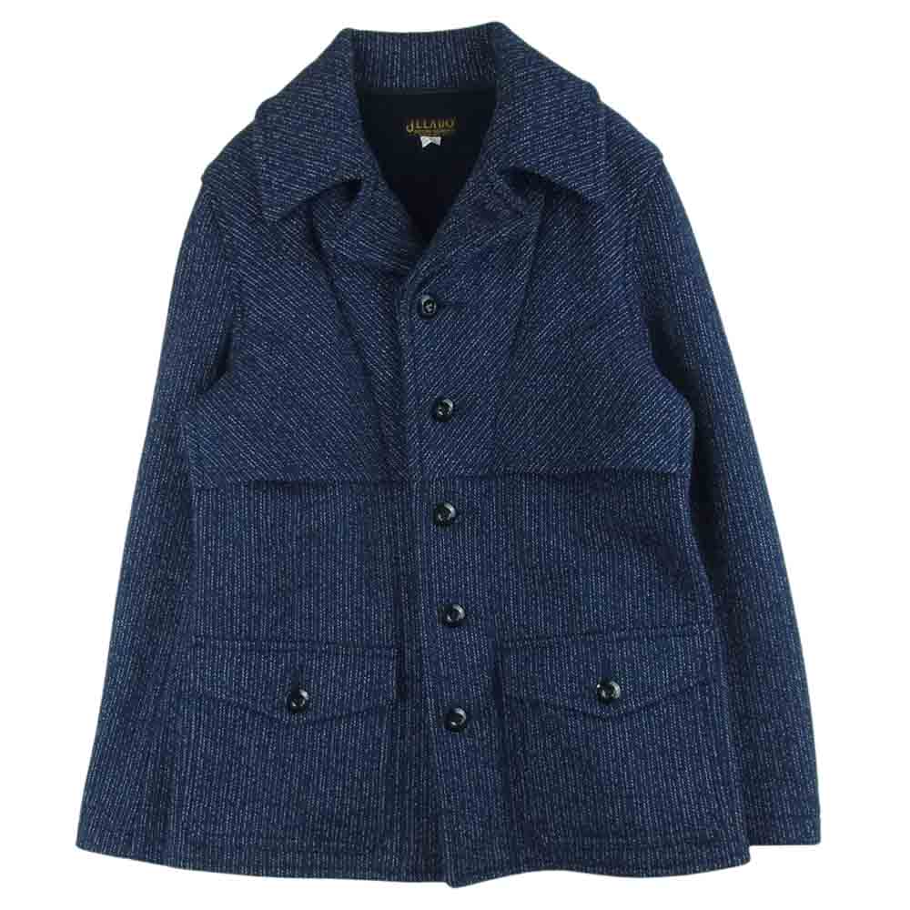 JELADO ジェラード JAGB-1305 BUCHER'S COAT ビーチクロス アーミー マッキーノ コート ネイビー系 38【中古】