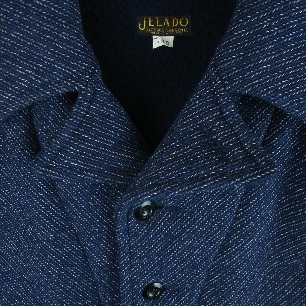 JELADO ジェラード JAGB-1305 BUCHER'S COAT ビーチクロス アーミー マッキーノ コート ネイビー系 38【中古】