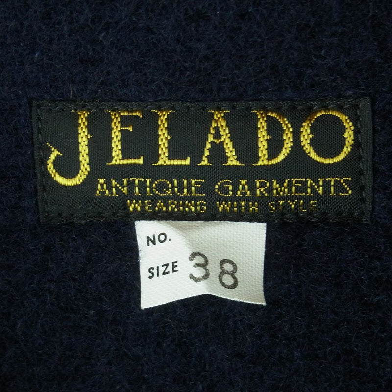 JELADO ジェラード JAGB-1305 BUCHER'S COAT ビーチクロス アーミー マッキーノ コート ネイビー系 38【中古】