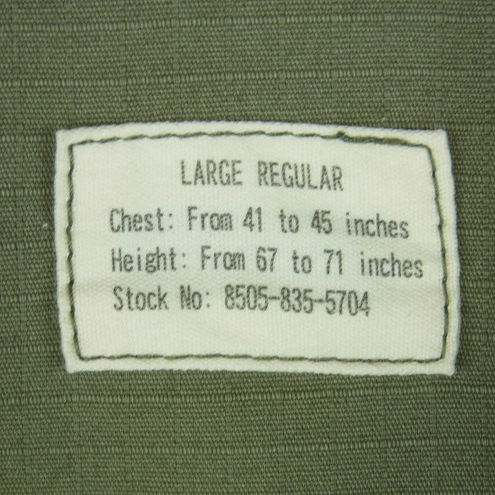 ワイエムシーエル レプリカ ジャングルファティーグ ミリタリー ジャケット カーキ系 L【中古】