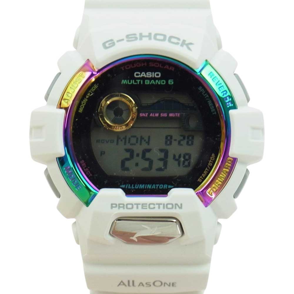 CASIO G-SHOCK カシオ ジーショック GWX-8904K-7JR Love Sea and The Earth アイサーチ ジャパン 2022 イルカクジラ イルクジ ソーラー電波 腕時計 ウォッチ ホワイト系【新古品】【未使用】【中古】