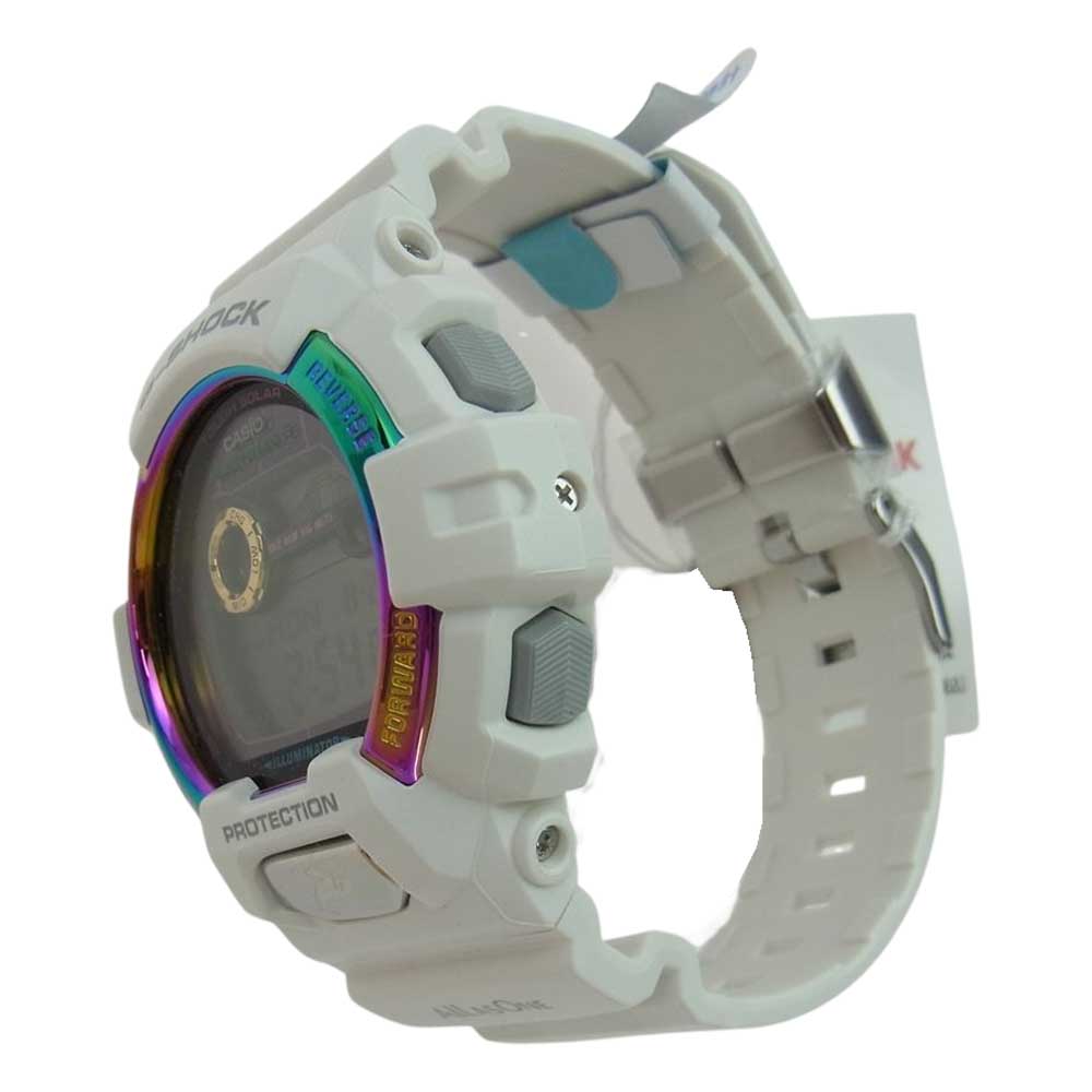 CASIO G-SHOCK カシオ ジーショック GWX-8904K-7JR Love Sea and The Earth アイサーチ ジャパン 2022 イルカクジラ イルクジ ソーラー電波 腕時計 ウォッチ ホワイト系【新古品】【未使用】【中古】