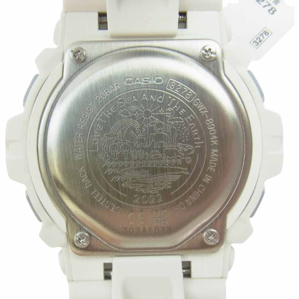 CASIO G-SHOCK カシオ ジーショック GWX-8904K-7JR Love Sea and The Earth アイサーチ ジャパン 2022 イルカクジラ イルクジ ソーラー電波 腕時計 ウォッチ ホワイト系【新古品】【未使用】【中古】
