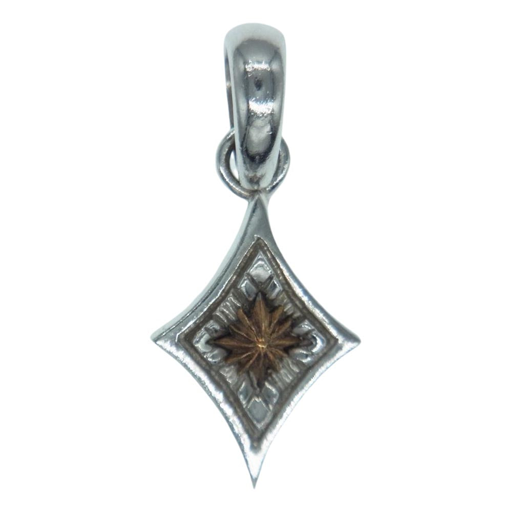 SAAD サード 925 SILVER サンシンボル  ダイヤ型 ペンダントトップ シルバー系【中古】