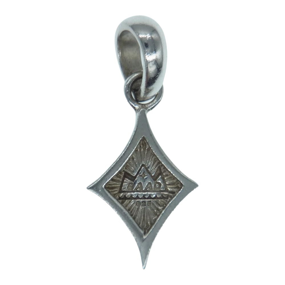 SAAD サード 925 SILVER サンシンボル  ダイヤ型 ペンダントトップ シルバー系【中古】