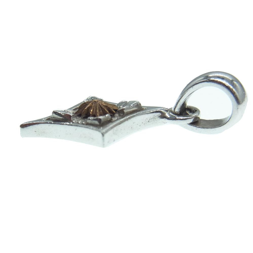 SAAD サード 925 SILVER サンシンボル  ダイヤ型 ペンダントトップ シルバー系【中古】