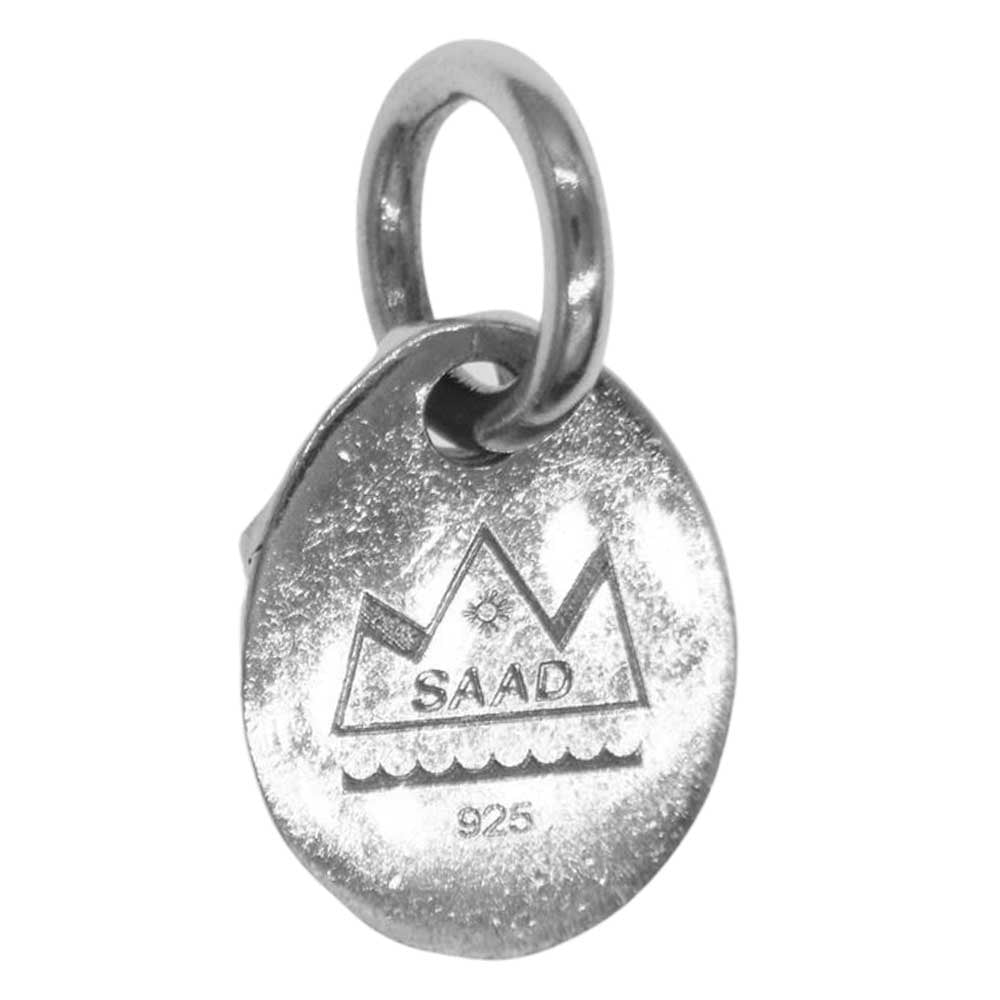 SAAD サード 925 SILVER ストーン付 ペンダント トップ シルバー系【中古】