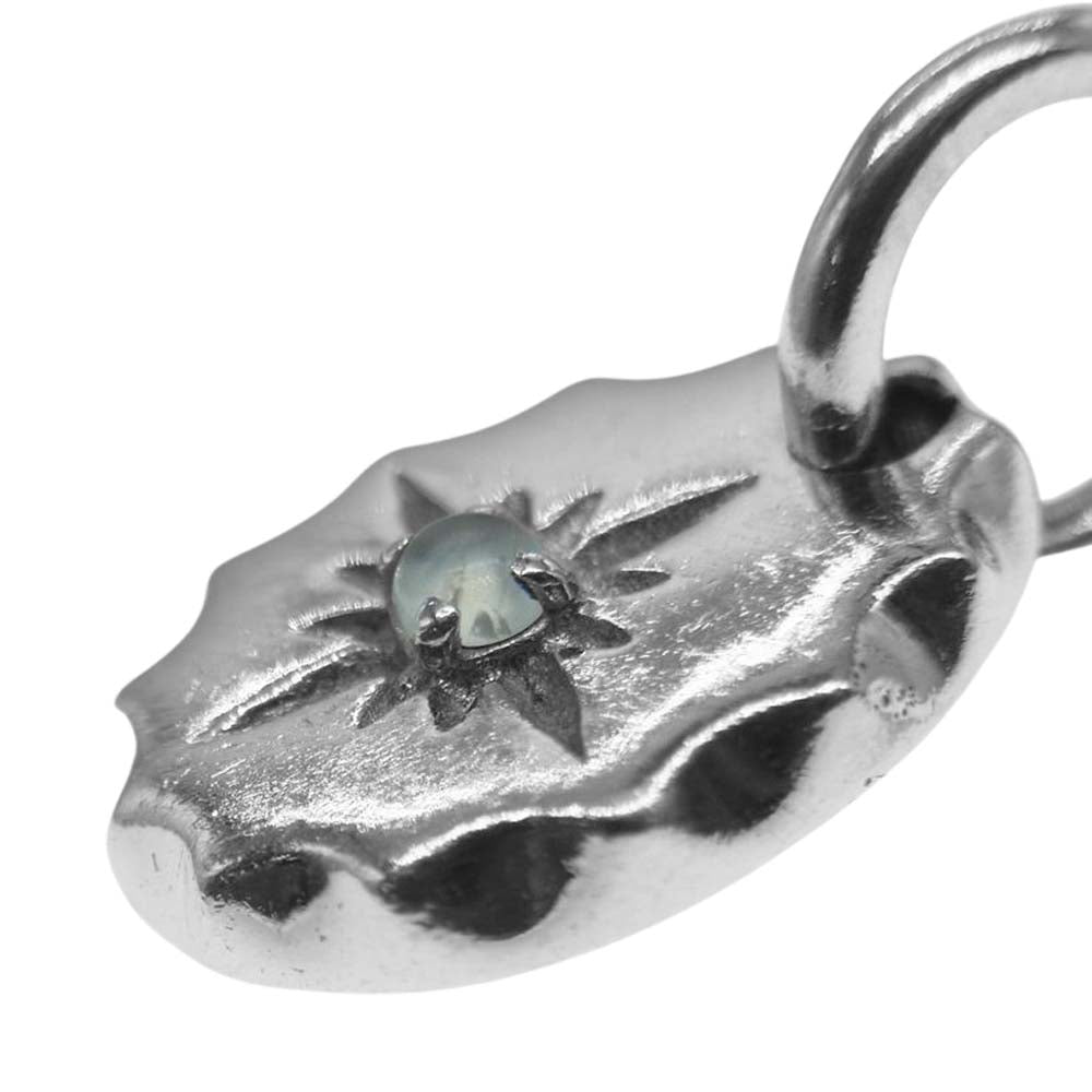 SAAD サード 925 SILVER ストーン付 ペンダント トップ シルバー系【中古】