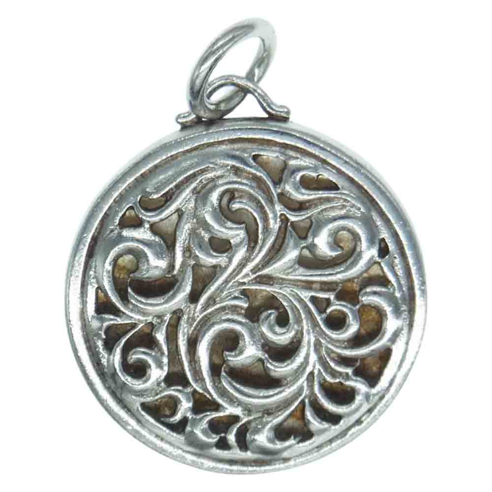 SAAD サード 925 SILVER ハイビスカス ペンダントトップ シルバー系 ゴールド系【中古】