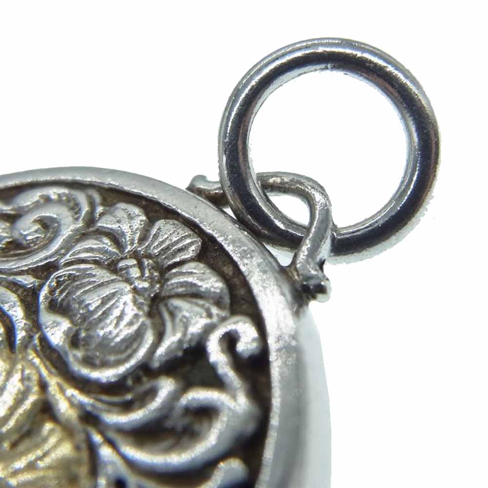 SAAD サード 925 SILVER ハイビスカス ペンダントトップ シルバー系 ゴールド系【中古】