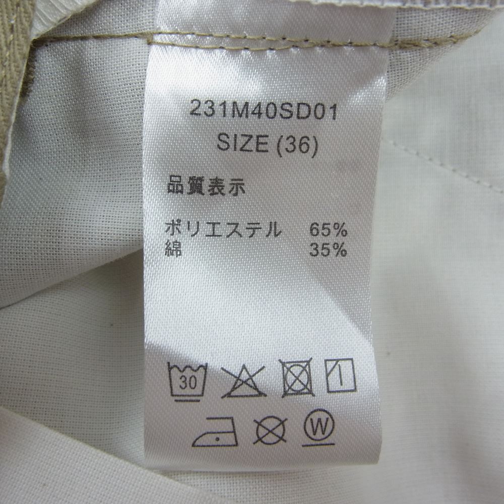 STANDARD CALIFORNIA スタンダードカリフォルニア × DICKIES ディッキーズ #874 チノ ワーク パンツ ベージュ系 36【新古品】【未使用】【中古】