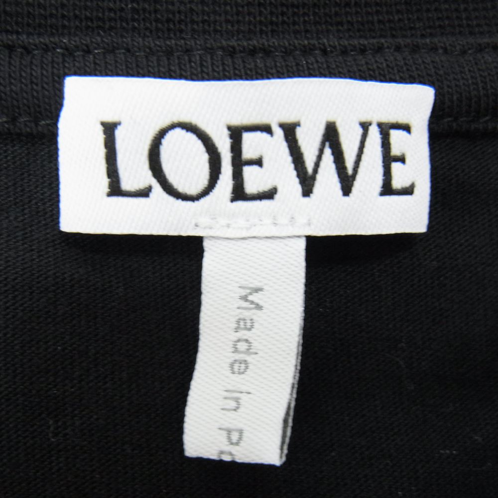 LOEWE ロエベ  21SS  S359333XCB × Joe brainard ジョー・ブレイナード ジュエルプリント バックロゴ 半袖 Tシャツ ブラック系 S【中古】