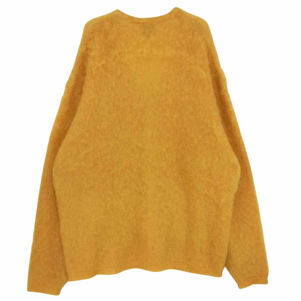 ステップアヘッド モヘア カーディガン イエロー系 L【中古】