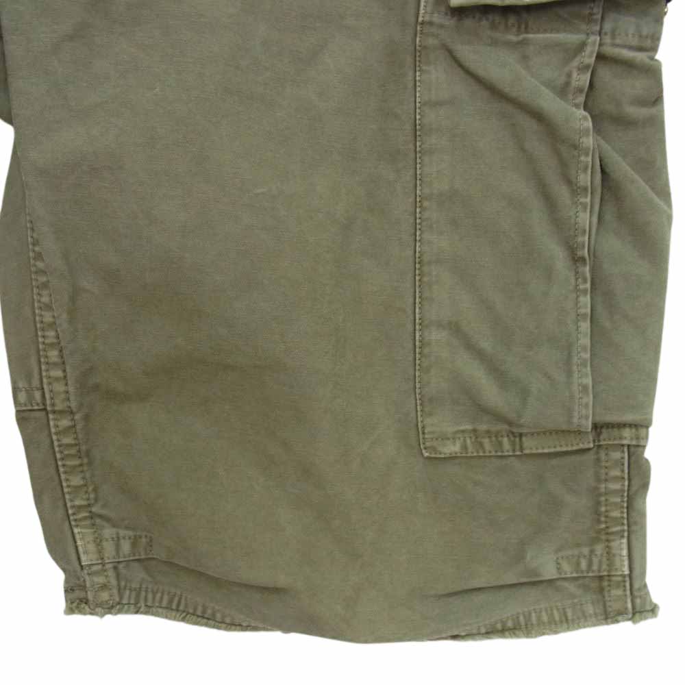 VISVIM ビズビム 18SS 0118205008011 EIGER SANCTIONSHORTS 加工 カーゴ ショート パンツ カーキ系 2【中古】