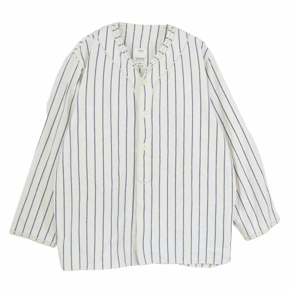 VISVIM ビズビム 19SS 0119105011013 DUGOUT SHIRT L/S ダグアウト ベースボール シャツ 長袖  オフホワイト系 4【中古】