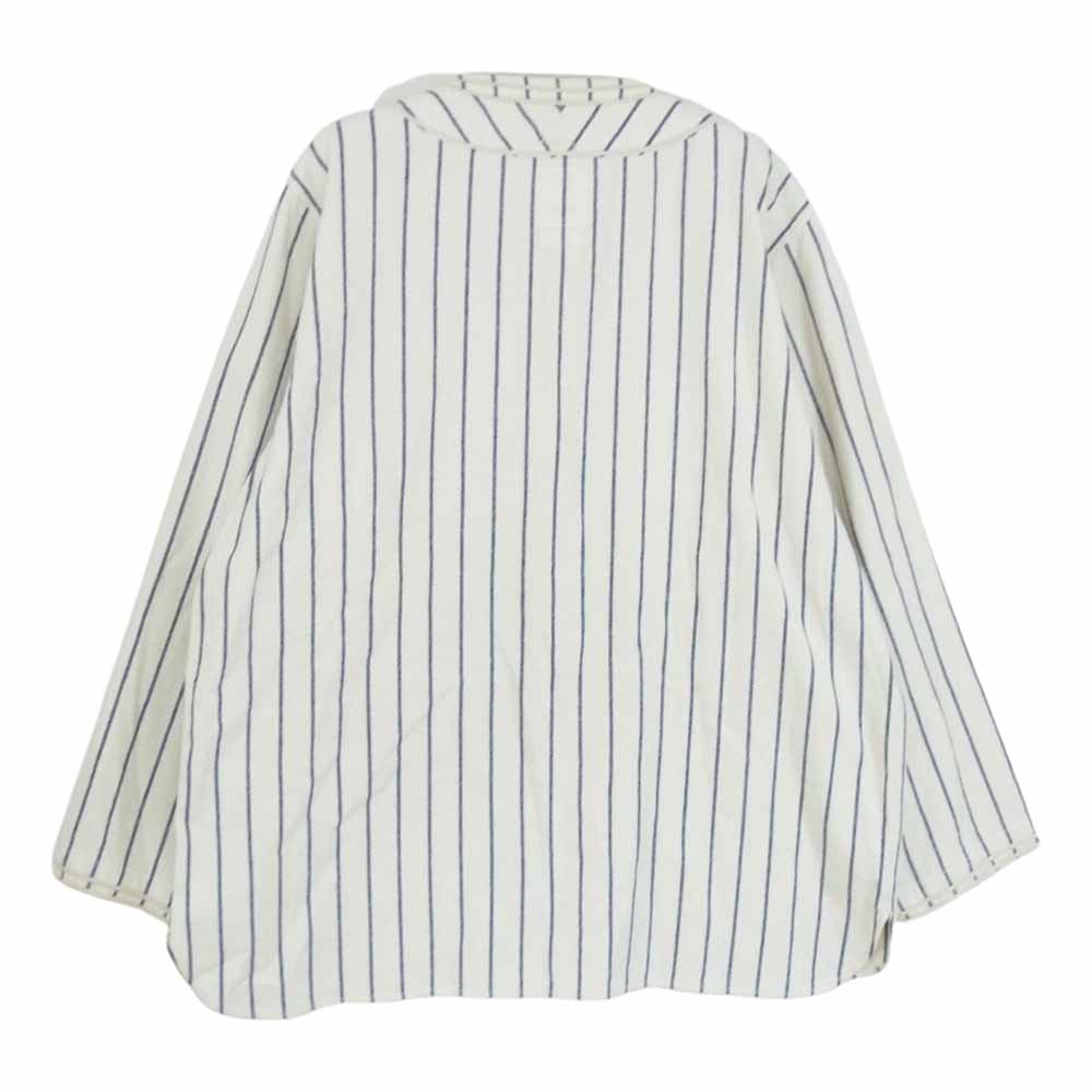 VISVIM ビズビム 19SS 0119105011013 DUGOUT SHIRT L/S ダグアウト ベースボール シャツ 長袖  オフホワイト系 4【中古】